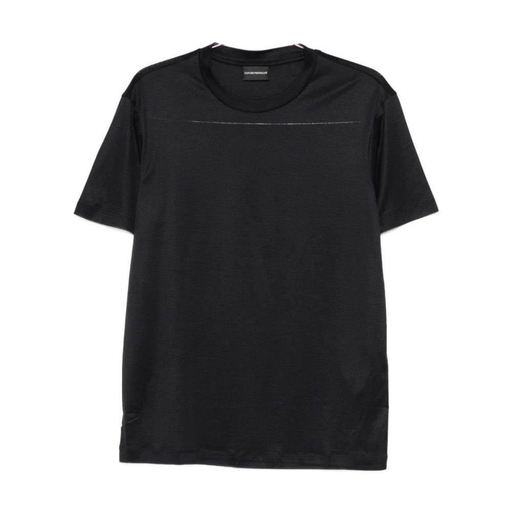 Emporio Armani Men's Blue T-Shirts, 3XL, Crew Neck T-Shirt