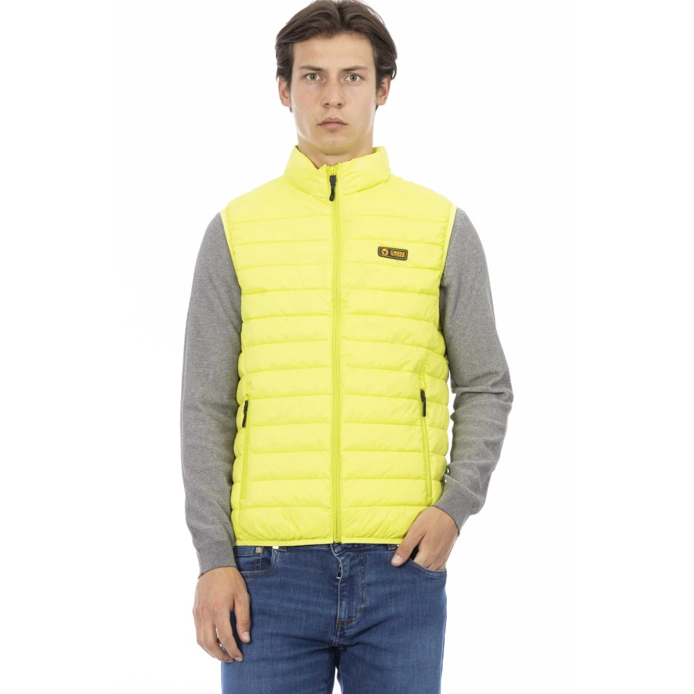 Ciesse Piumini Mouwloze gewatteerde jas met rits Yellow Heren