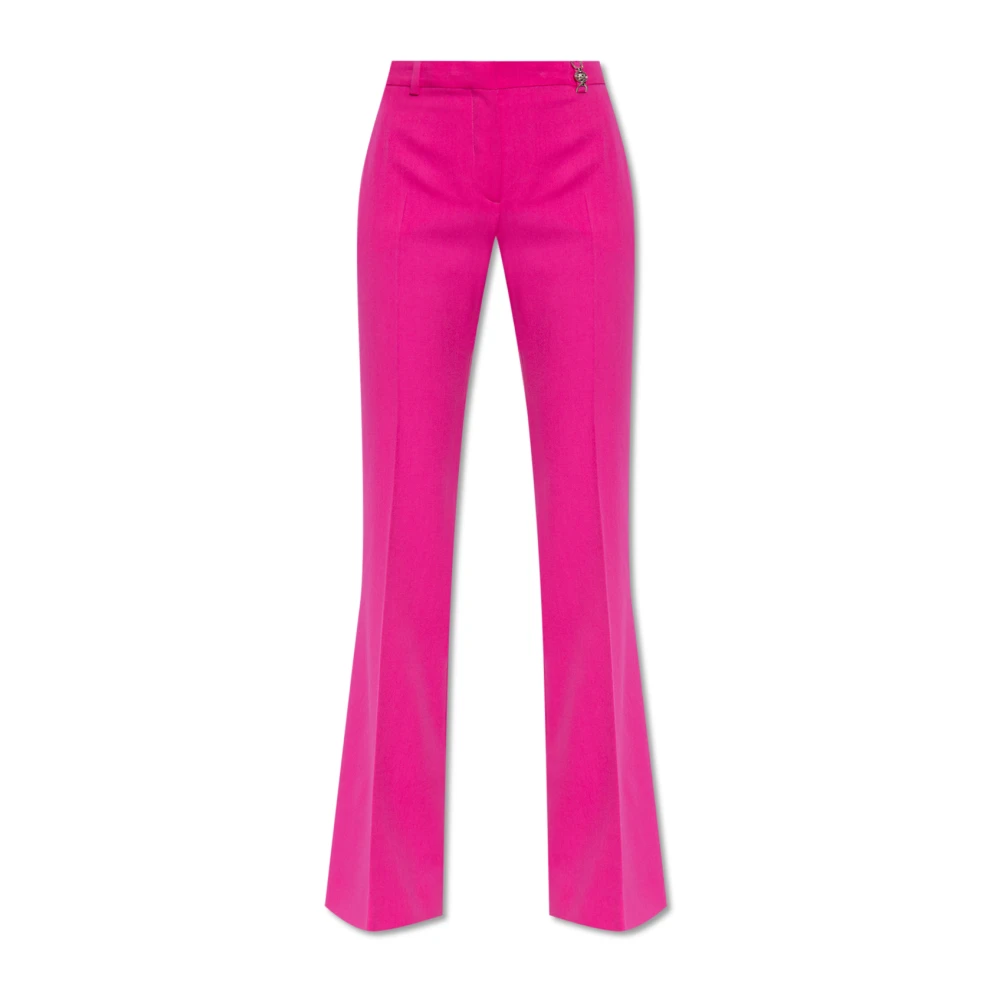 Versace Wijduitlopende broek Pink Dames