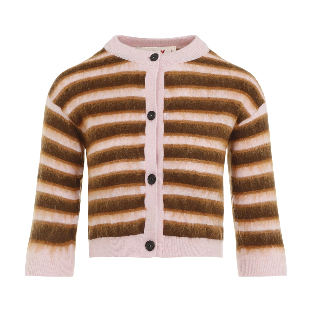 Marni Roze & Paarse Vest Trui Multicolor Dames