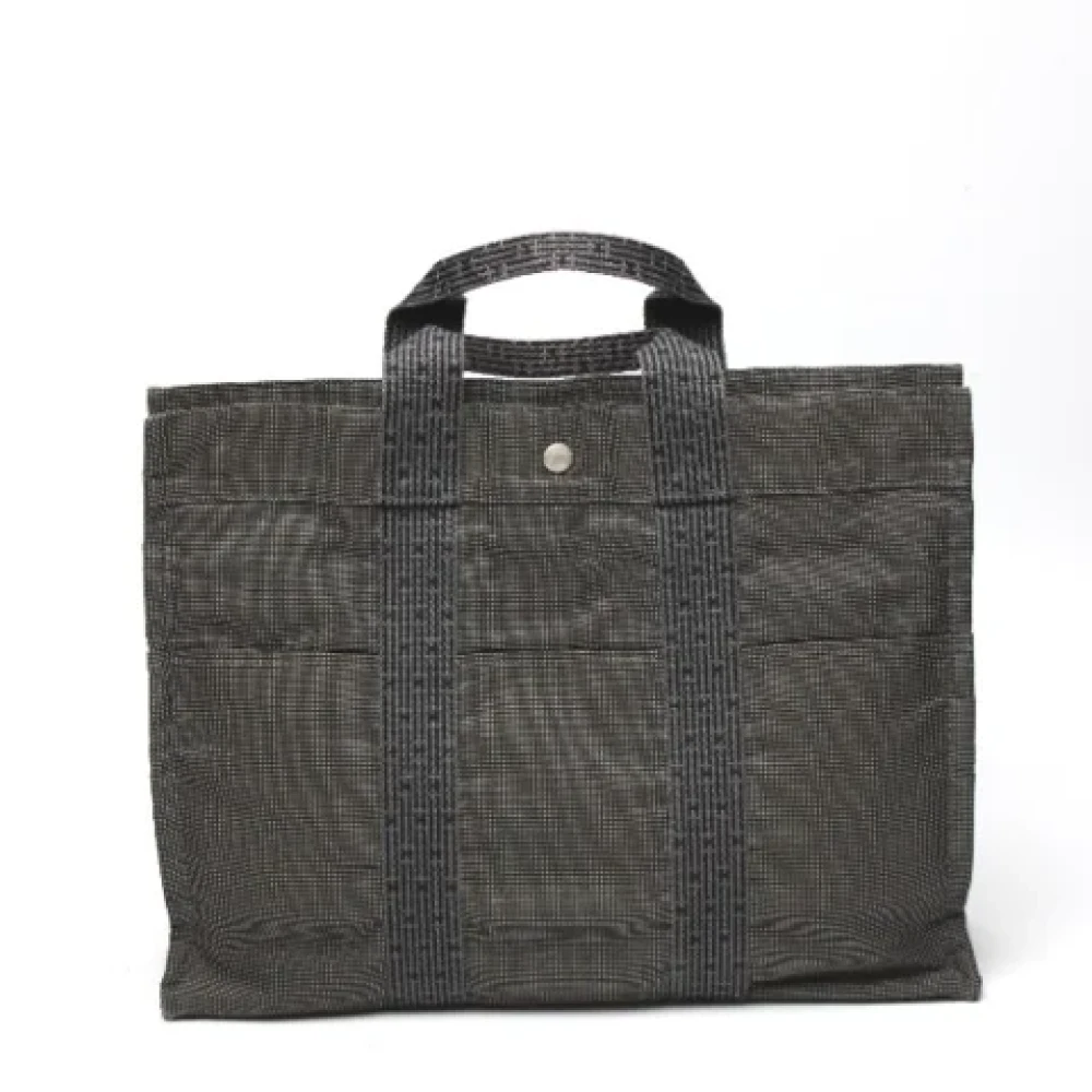 Hermès Vintage Pre-owned Fabric totes Black Dames