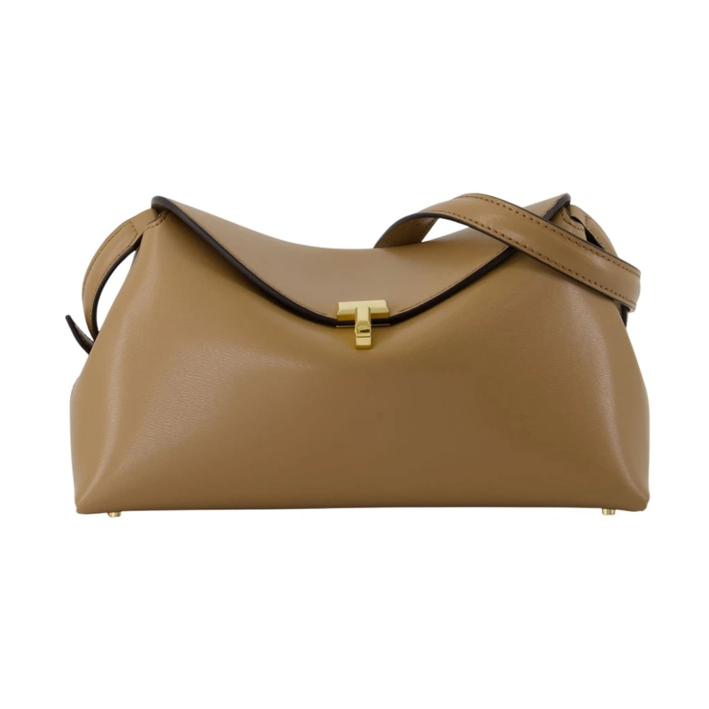 Totême , Shoulder Bags, Female, Beige, One Size, T-Lock Pouch