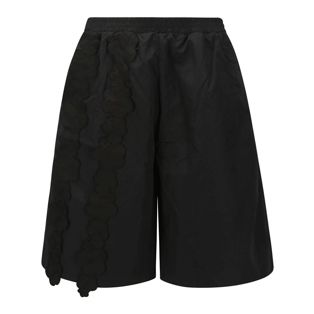 Cecilie Bahnsen Stijlvolle Taffeta Shorts met Elastiek Black Dames