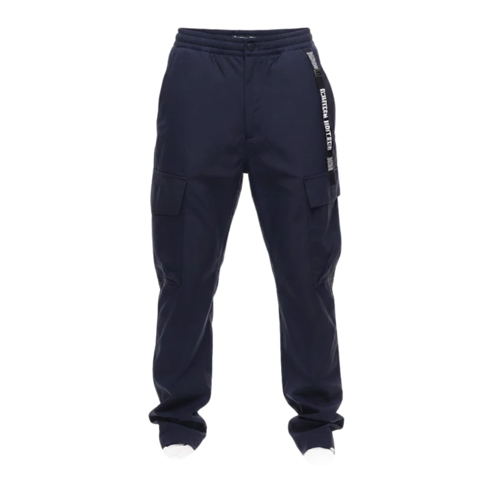 Outhere Men's Blue Training Trousers & Tights, M, Vega Technical Cargo Trousers