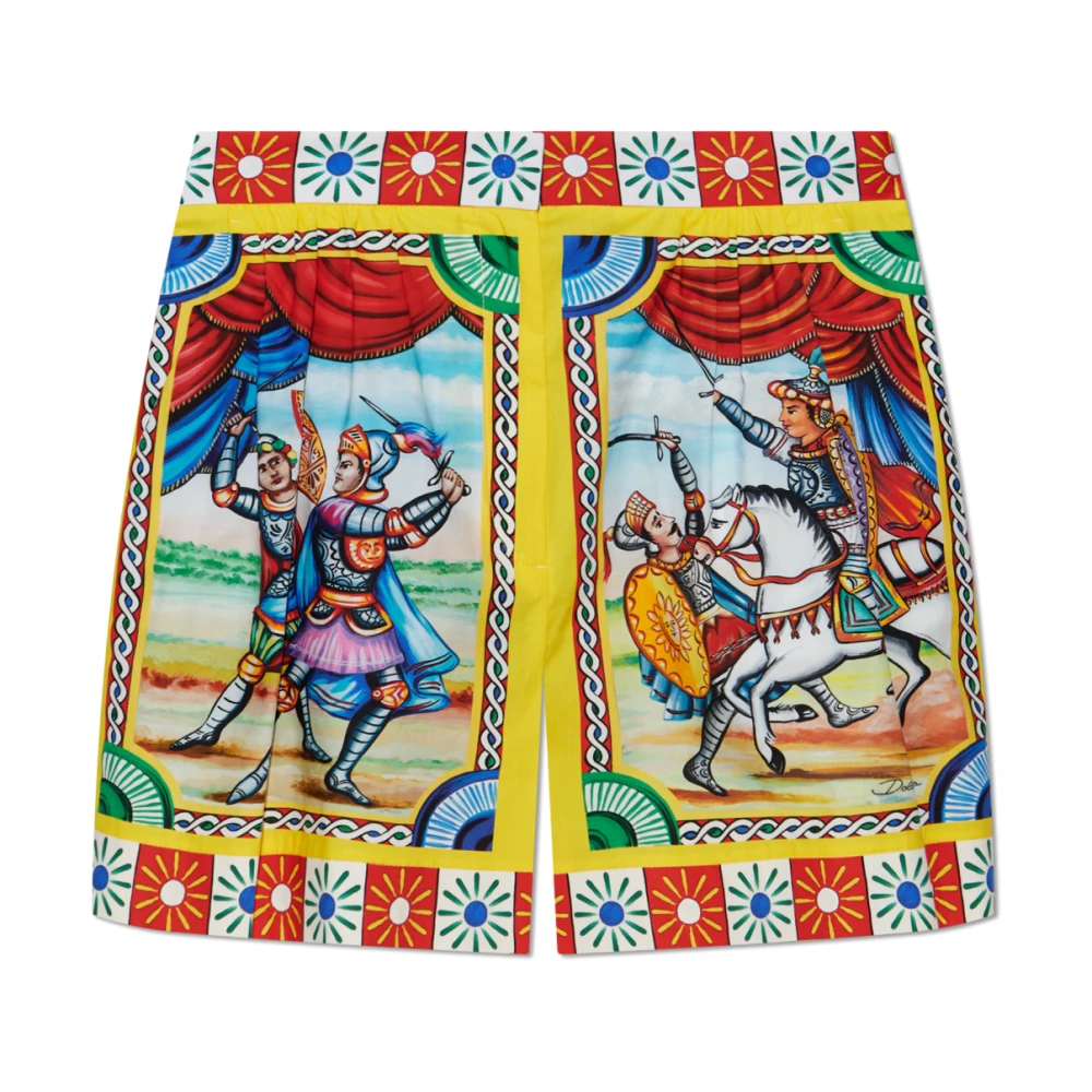 Dolce & Gabbana Carretto print shorts Multicolor Dames