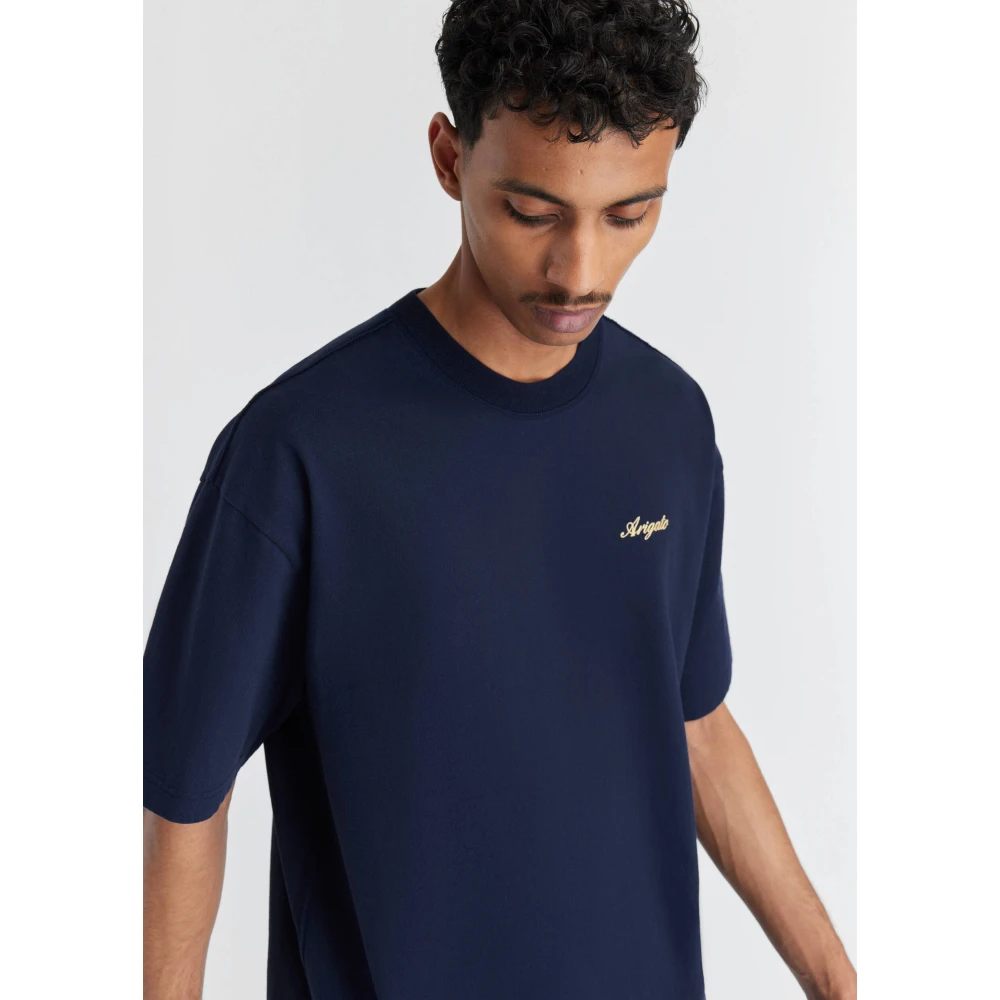 Axel Arigato Honor T-Shirt Blue Heren