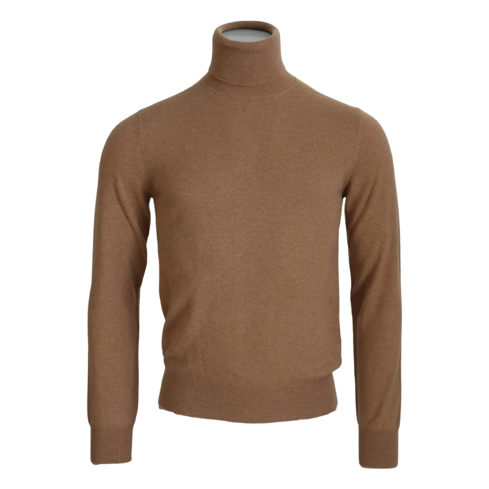 Dolce & Gabbana Beige Cashmere Turtleneck Pullover Sweater - IT46 | S - Image 2