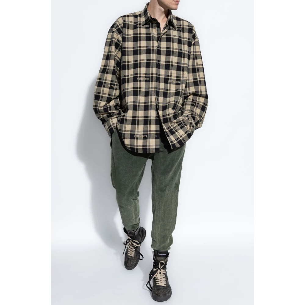 Dsquared2 Sweatpants met logo Green Heren