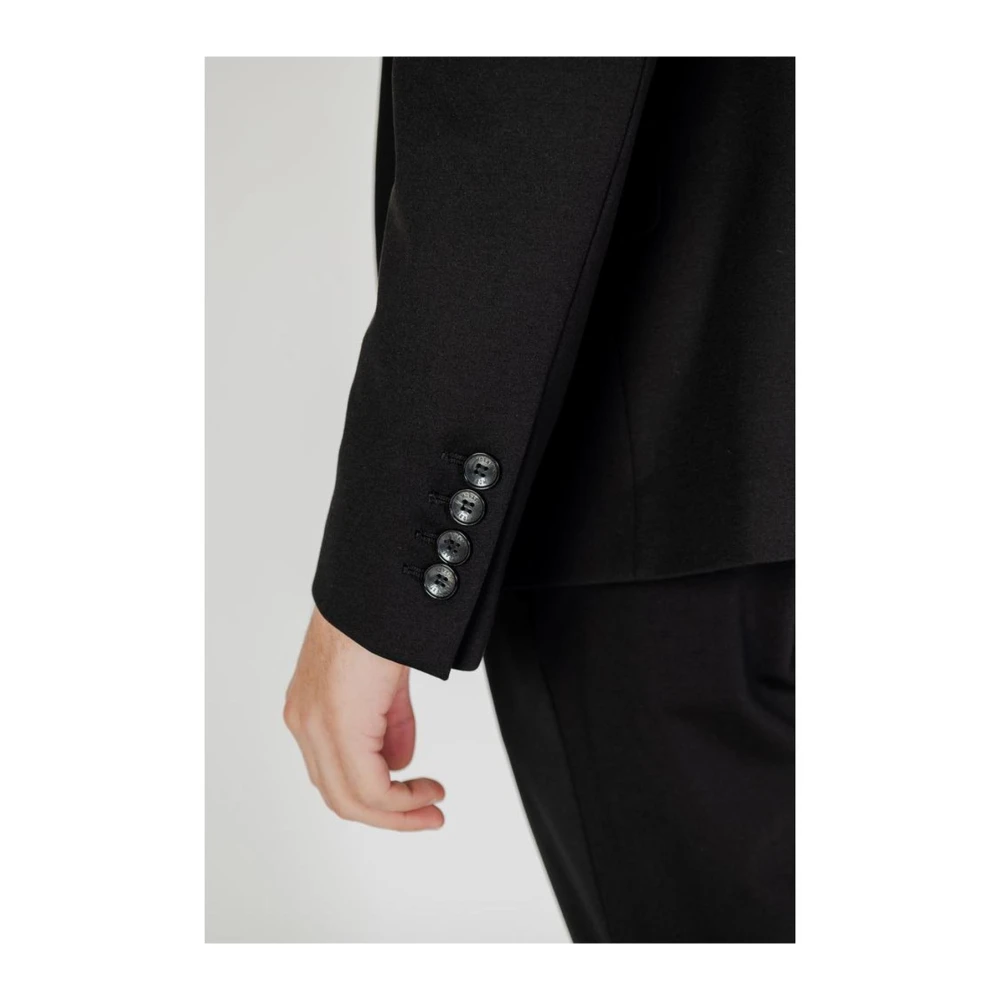Antony Morato Zwart Pak Jas Lente Zomer Collectie Black Heren