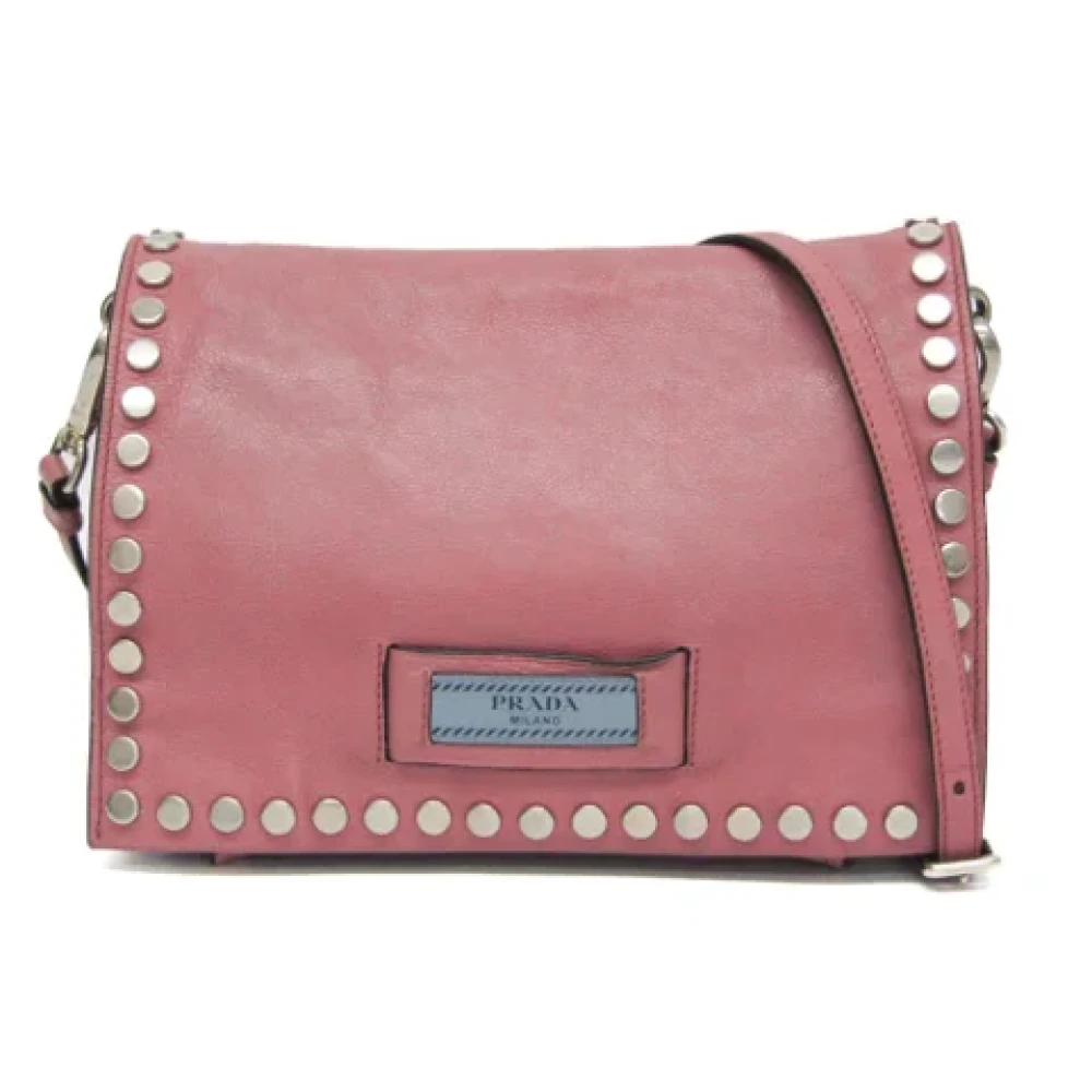 Prada Vintage Pre-owned Fabric prada-bags Pink Dames