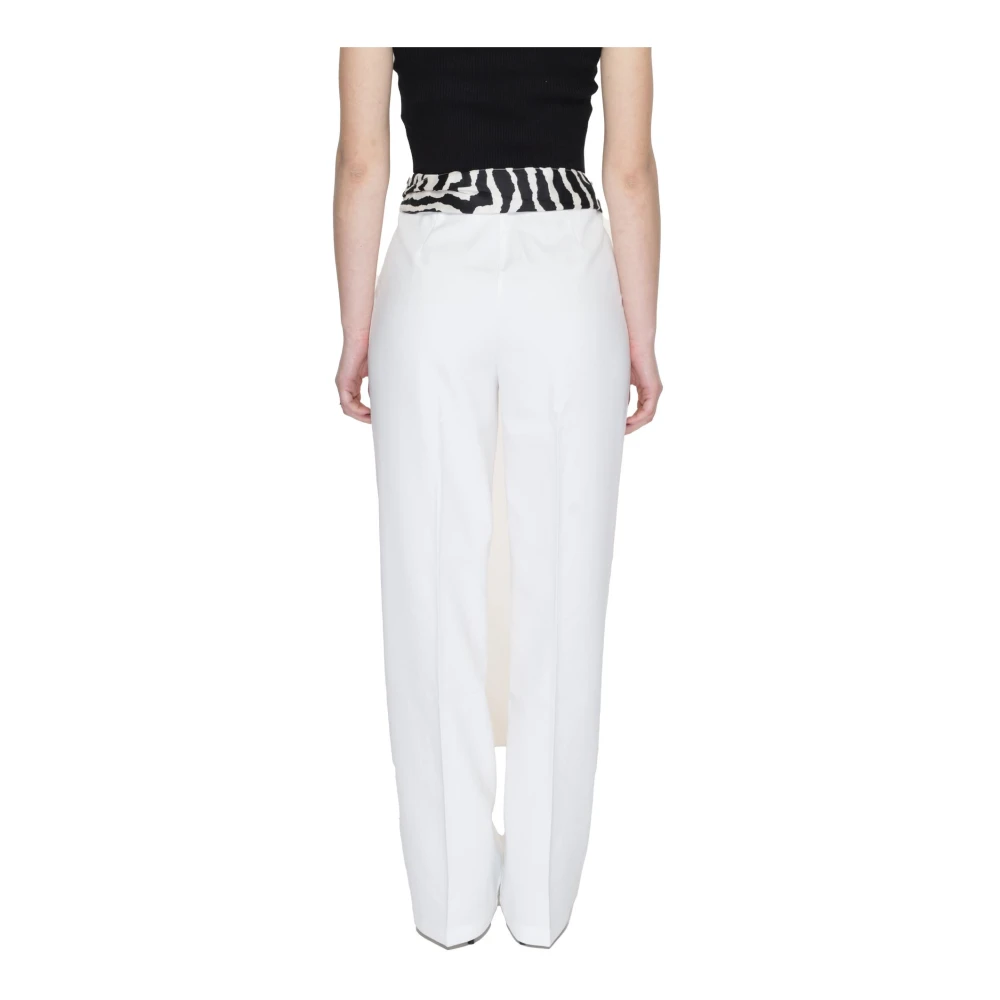 Only Wide Trousers White Dames