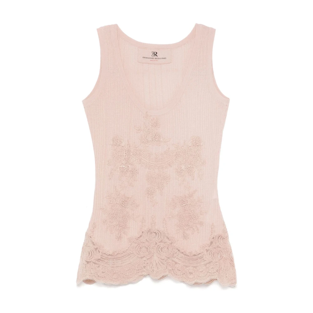 Ermanno Scervino Stijlvolle TOP voor modeliefhebbers Pink Dames