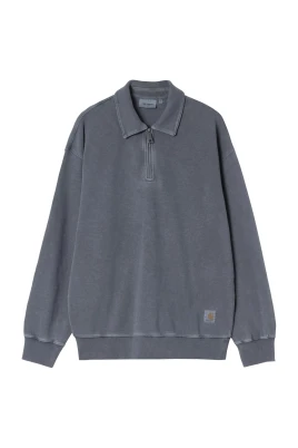 Sweatshirt med halv dragkedja