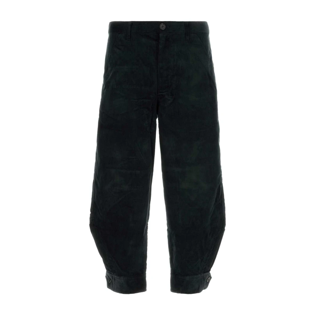 Comme des Garçons Ribfluwelen Zwarte Broek Black Heren