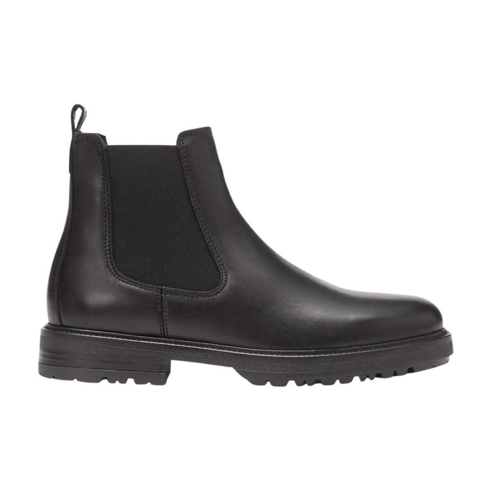 Marc O'polo Men's Black Stylish Leather Chelsea Boots