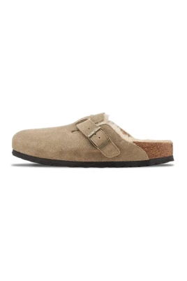 Boston Shearling Mocka Läder Smal Passform