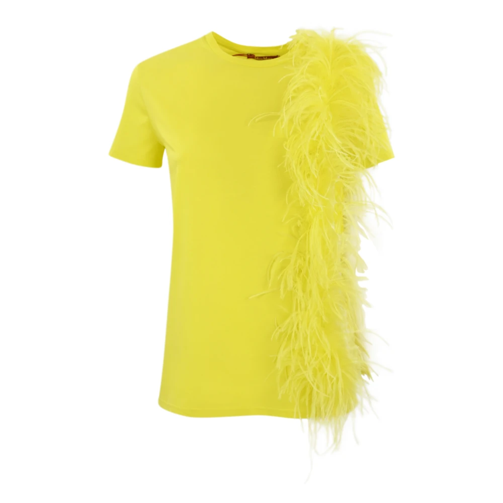 Max Mara Studio T-Shirts Yellow Dames