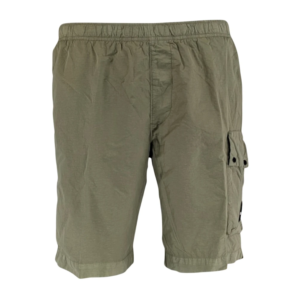 C.p. Company Men's Green Beachwear, Xl, Beachwear Boxer