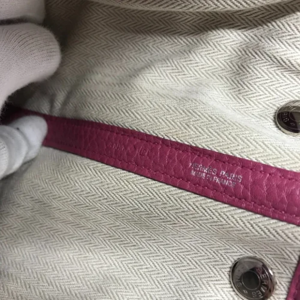 Hermès Vintage Pre-owned Leather totes Purple Dames