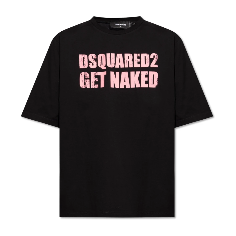 Dsquared2 Gedrukt Skater Fit T-Shirt Black Heren