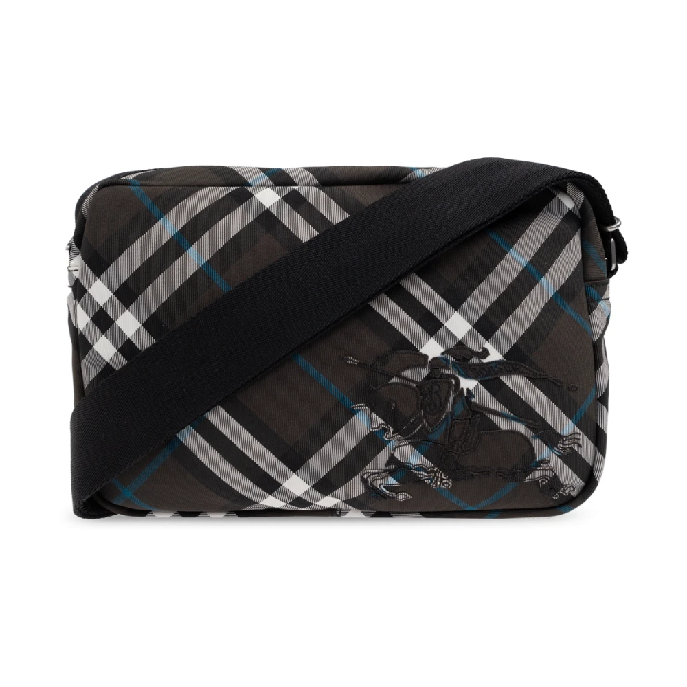 Burberry Schoudertas Check Brown Heren