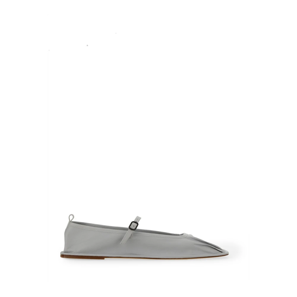 Hereu Gray Ballerina Shoes, Female, 7 Uk, Dansa Flat Shoe