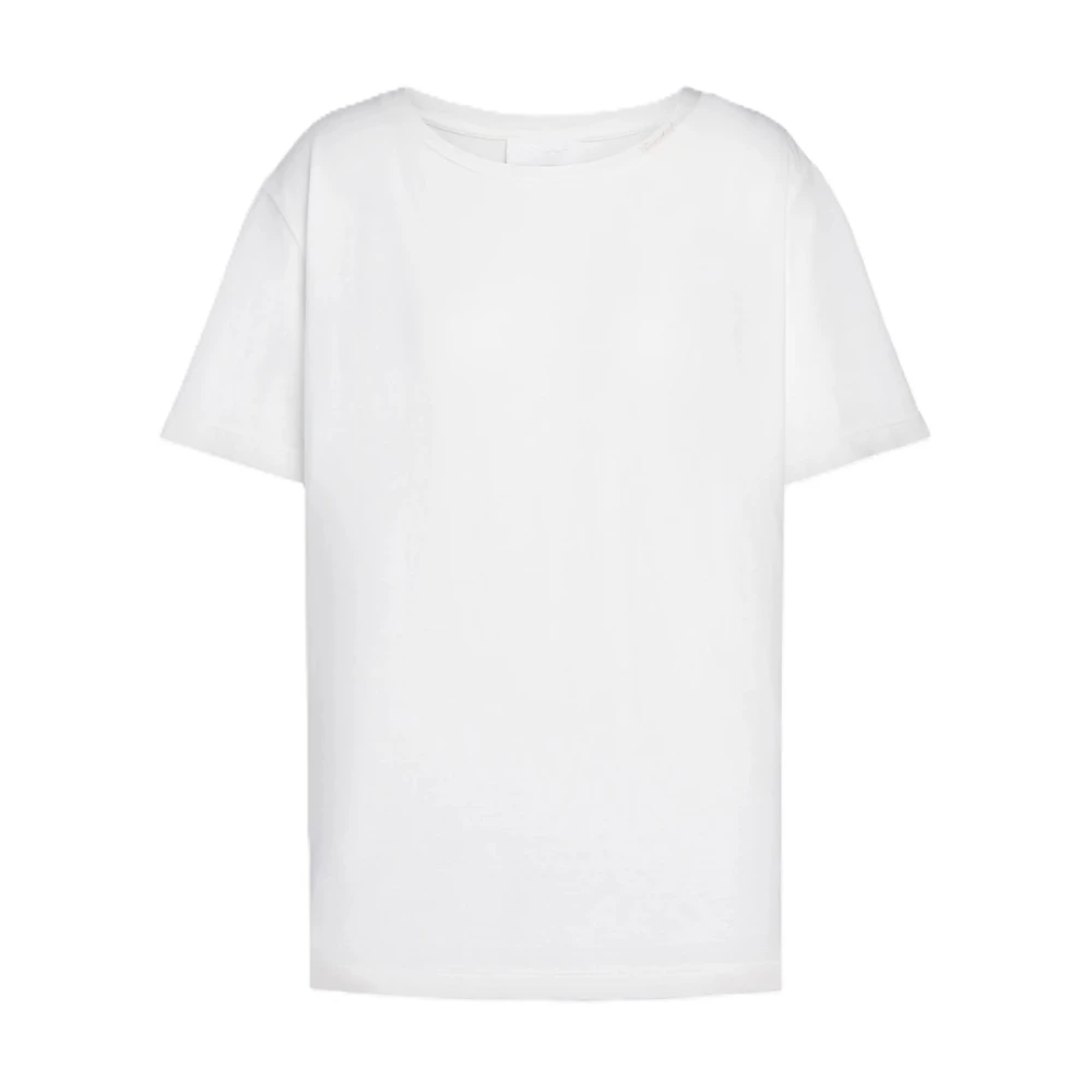 Dondup Women's White T-Shirts, Xs, Crew Neck T-Shirt