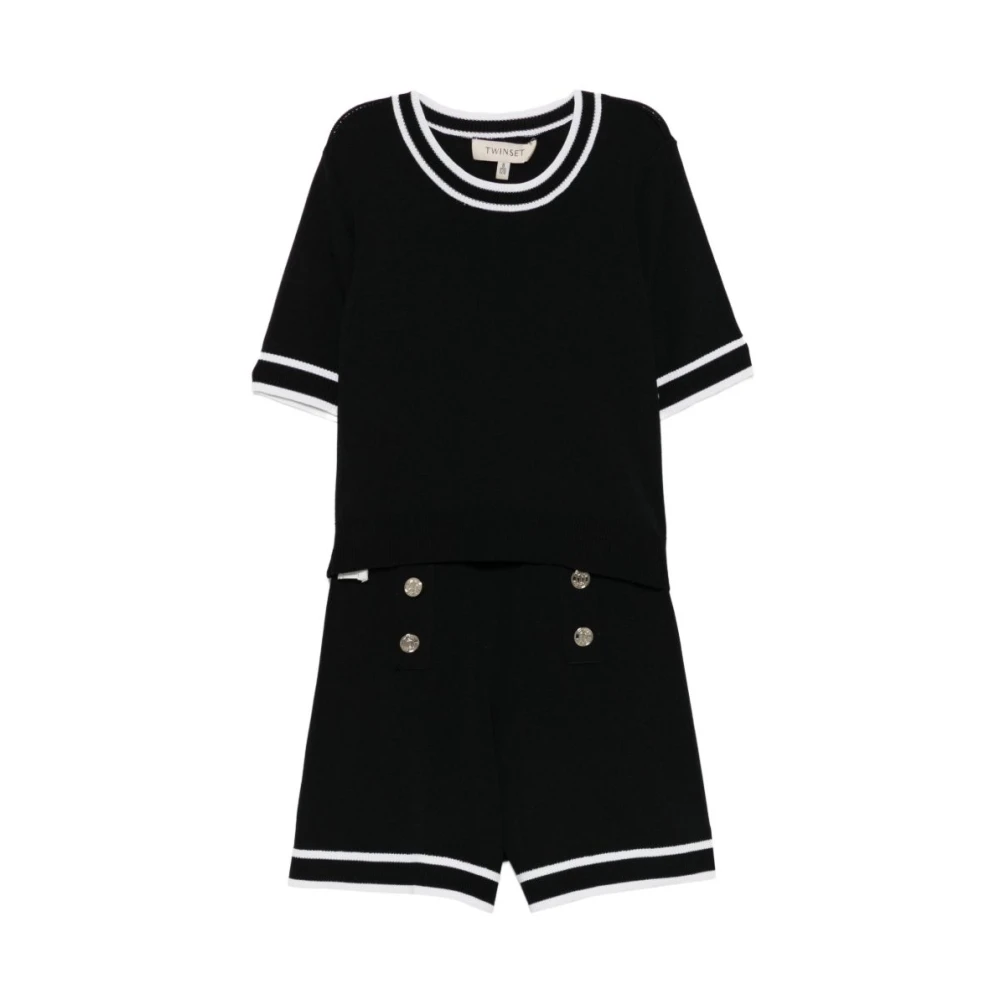 Twinset Girls Black Dress Set - Kids Sets - 8 Y - Kids