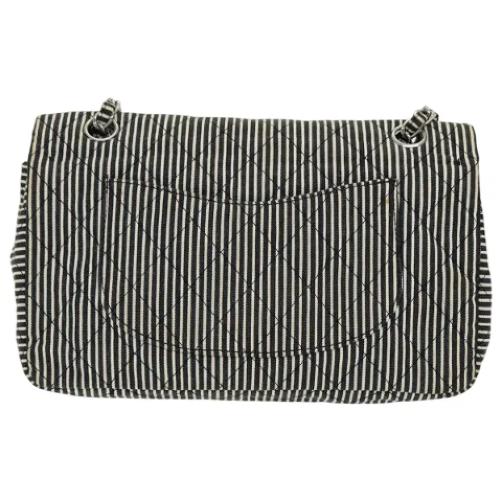 Chanel Vintage Pre-owned Canvas handbags Black Dames