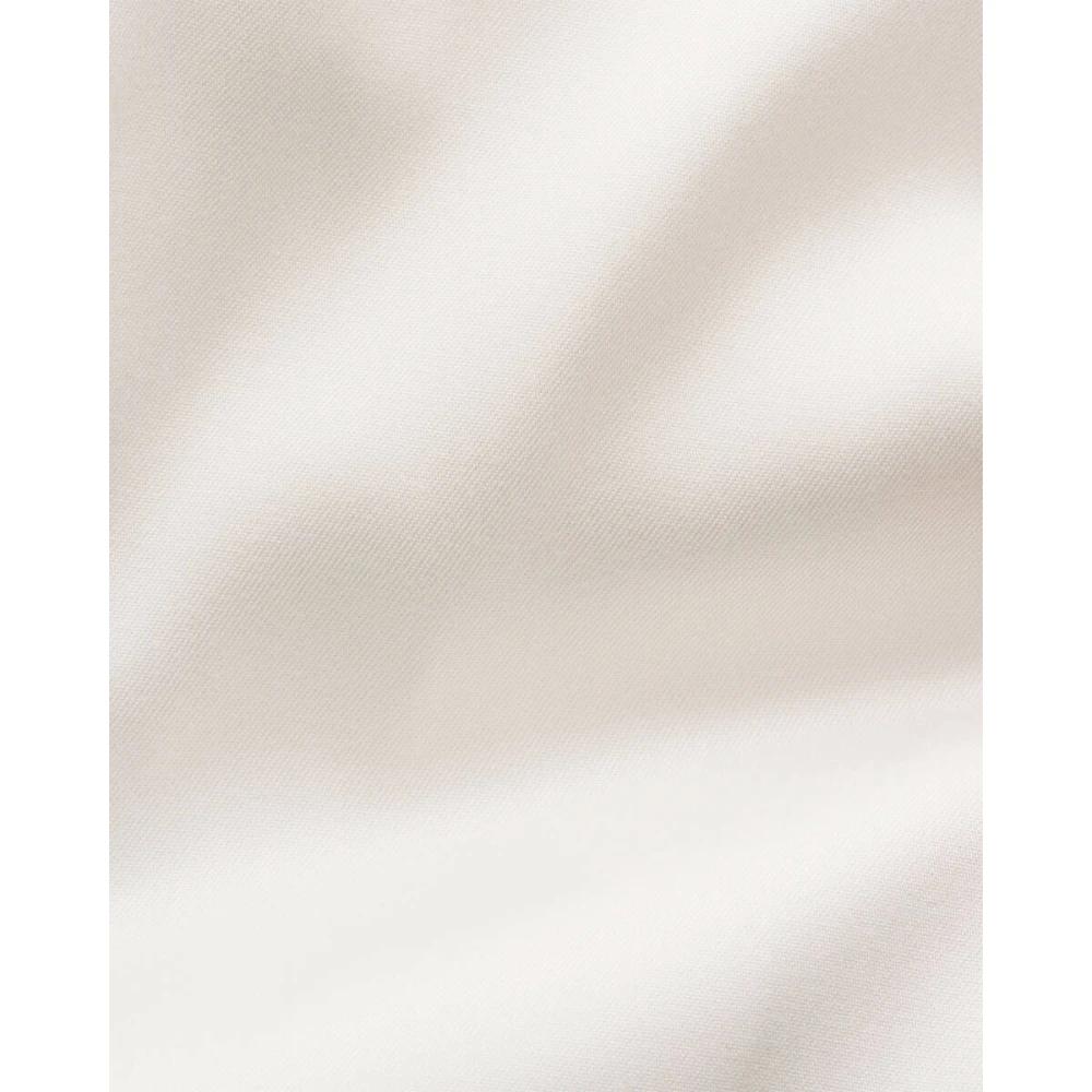 Eton Klassiek Wit Overhemd Beige Heren