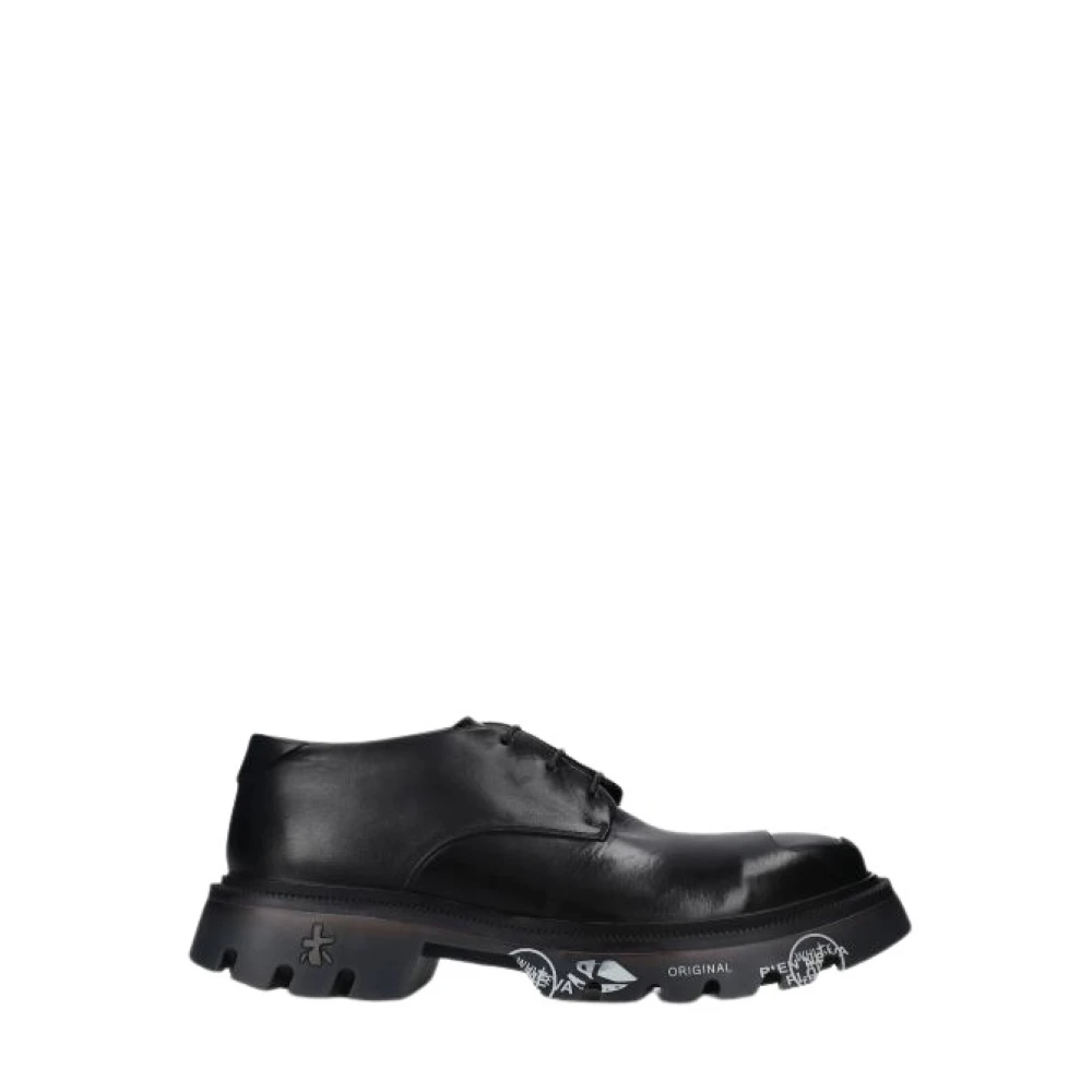 Premiata Men's Black Peckam Flat Shoe