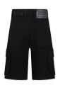 short-casual-noir-avec-poches-cargo