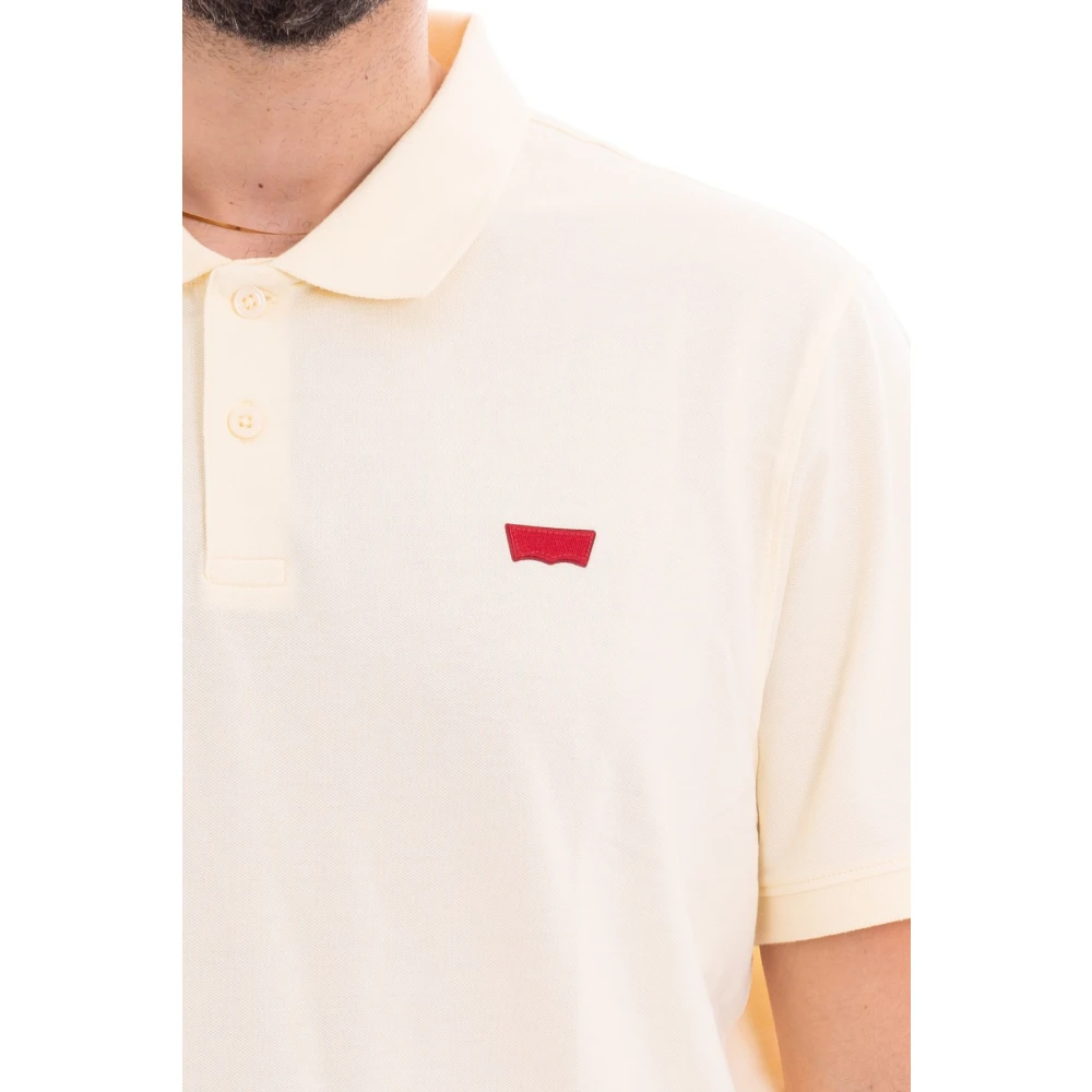 Levi's Slim Housemark Polo Shirt Beige Heren