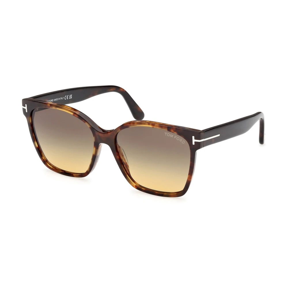 Tom Ford Brown Sunglasses, Female, 56 Mm, Iris-02 Ft1312 Sunglasses