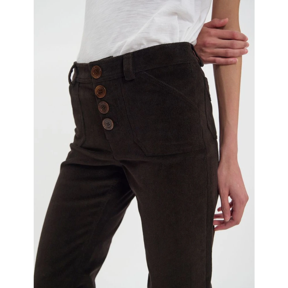 Ines De La Fressange Paris Charlotte Pants Brown Dames