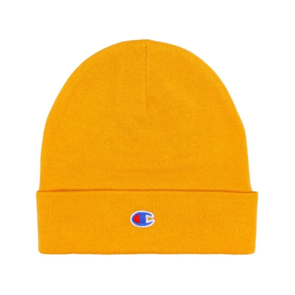 Champion Men's Yellow Reverse Weave Beanie