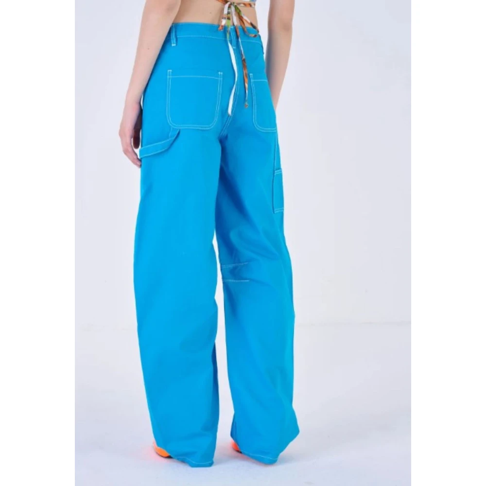 Silvian Heach Dames IWO Broek Blue Dames
