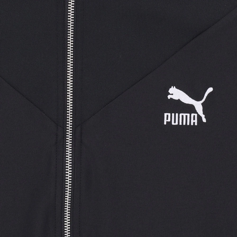 Puma Fluweel Kraag Coach Jas Pristine White Heren
