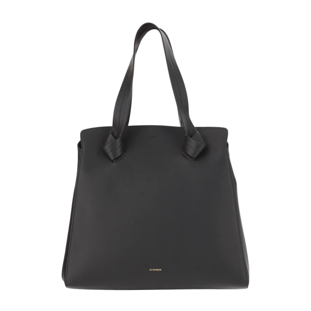 Jil Sander Women's Black Knot Tote Medium - Handbags - One Size - Bags