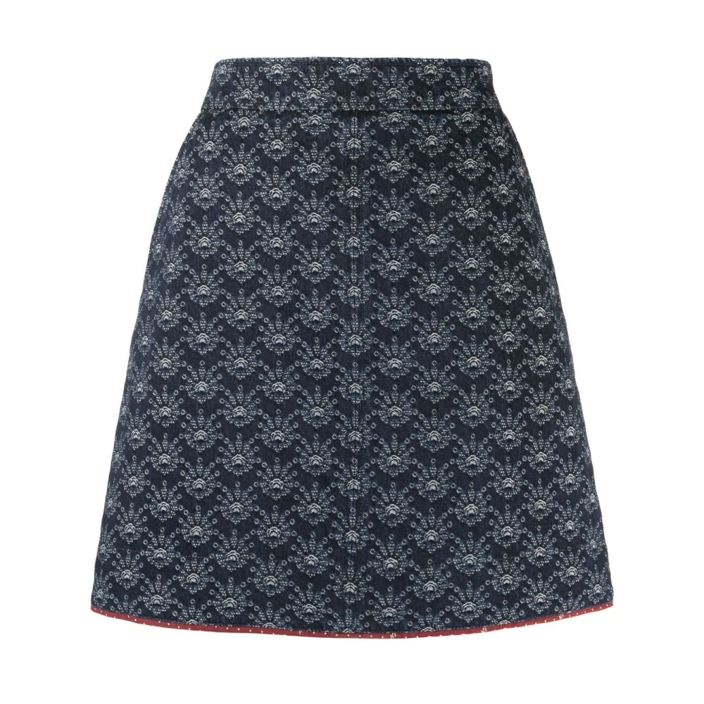 See by Chloé Blauwe Casual Rok Blue Dames