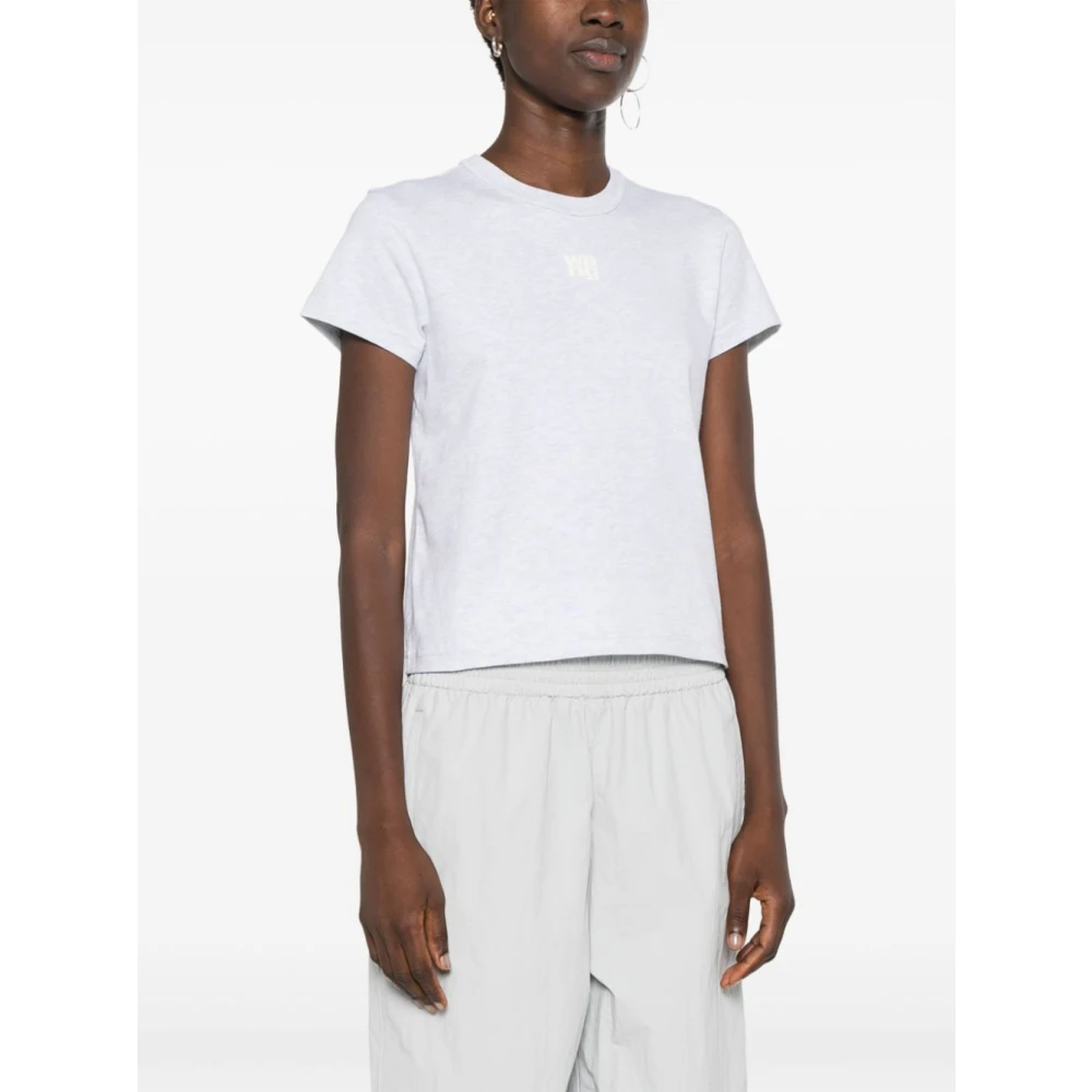alexander wang Dames T-shirts & Polo's in Grijs White Dames