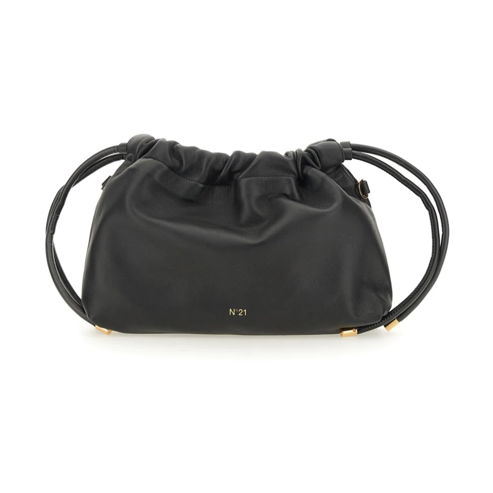 N21 Leren Eva Tas Gemaakt in Italië Black Dames