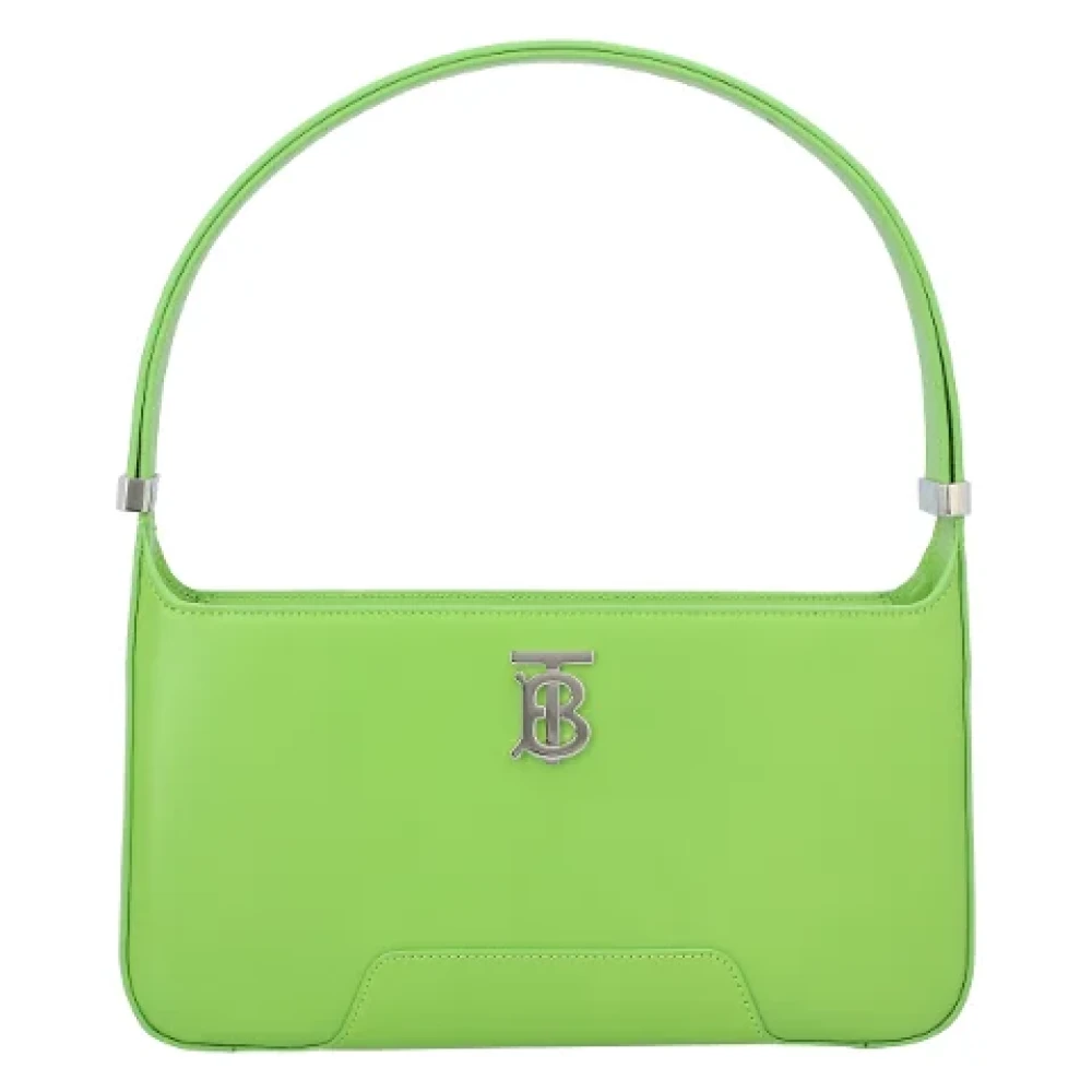 Burberry Leather shoulder-bags Green Dames