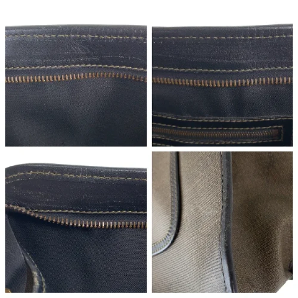 Fendi Vintage Pre-owned Canvas handbags Brown Dames
