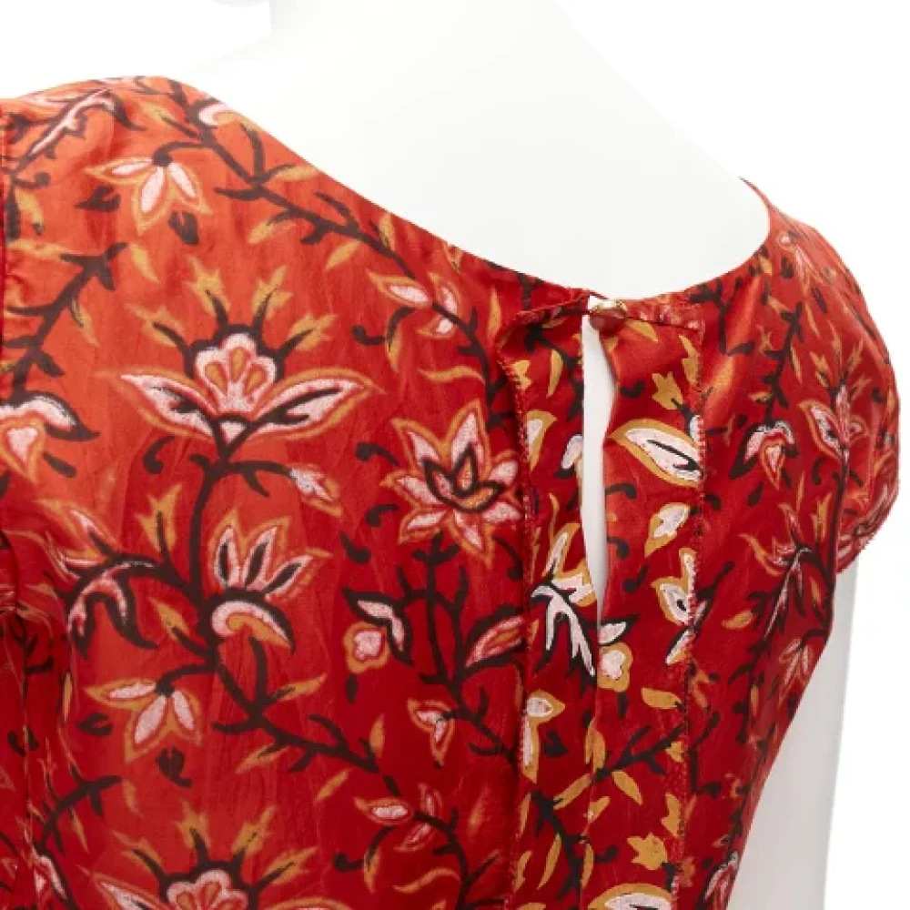 Oscar De La Renta Pre-owned Silk tops Multicolor Dames