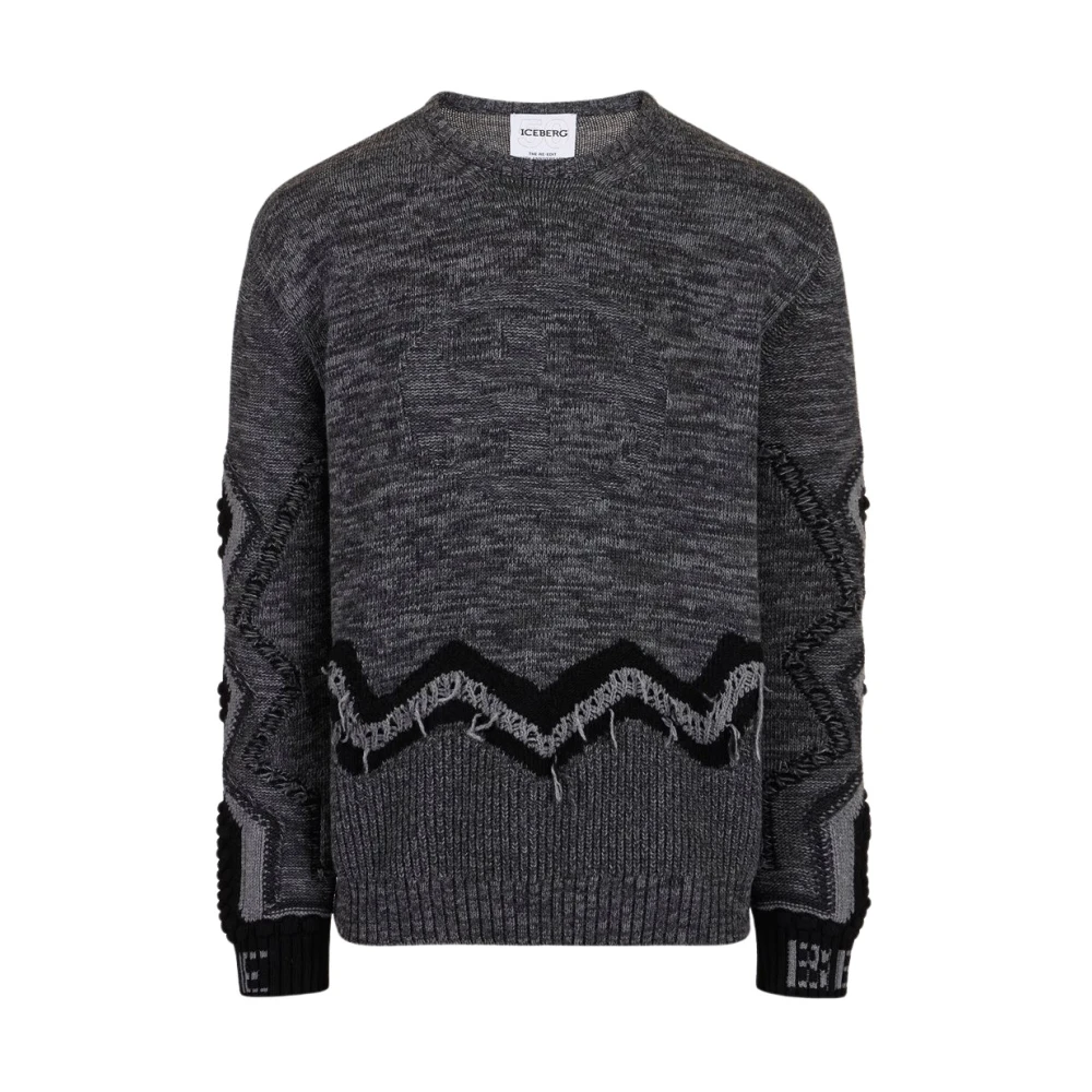 Iceberg Wollen trui uit de Re-Edit collectie Gray Heren