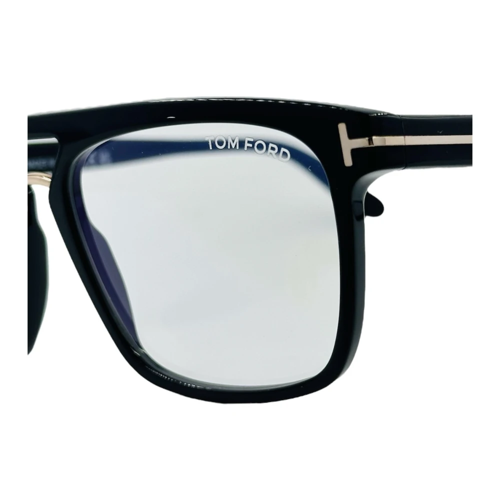 Tom Ford Aviator Square Zonnebril Zwart Goud Black Heren