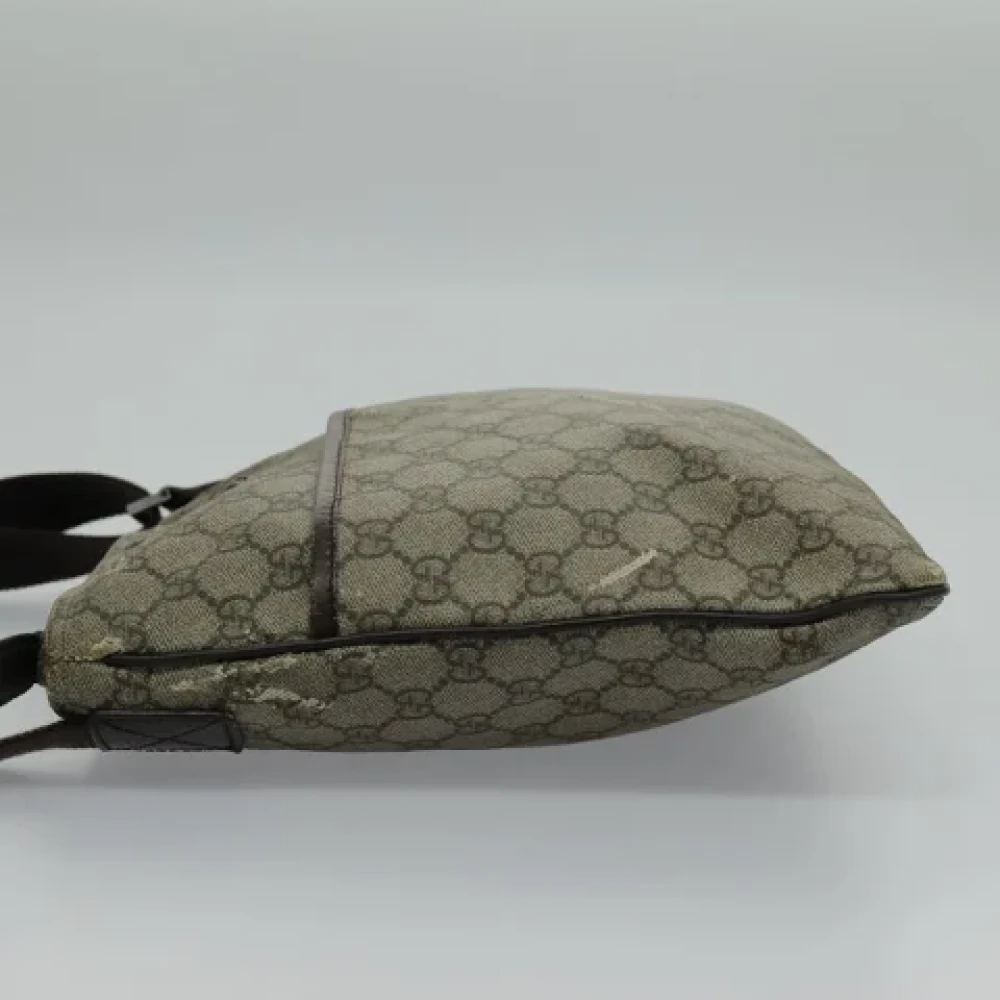Gucci Vintage Pre-owned Leather gucci-bags Beige Dames