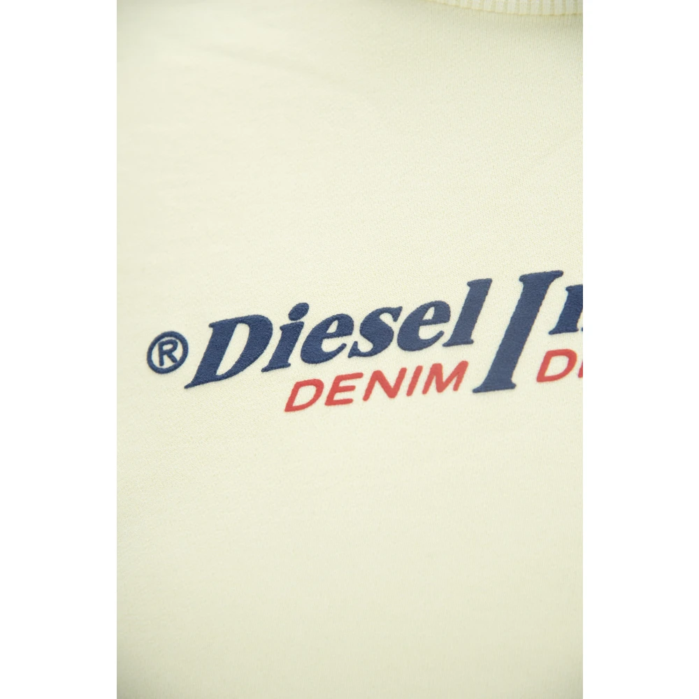Diesel Dames Pullover Sweatshirt Yellow Dames