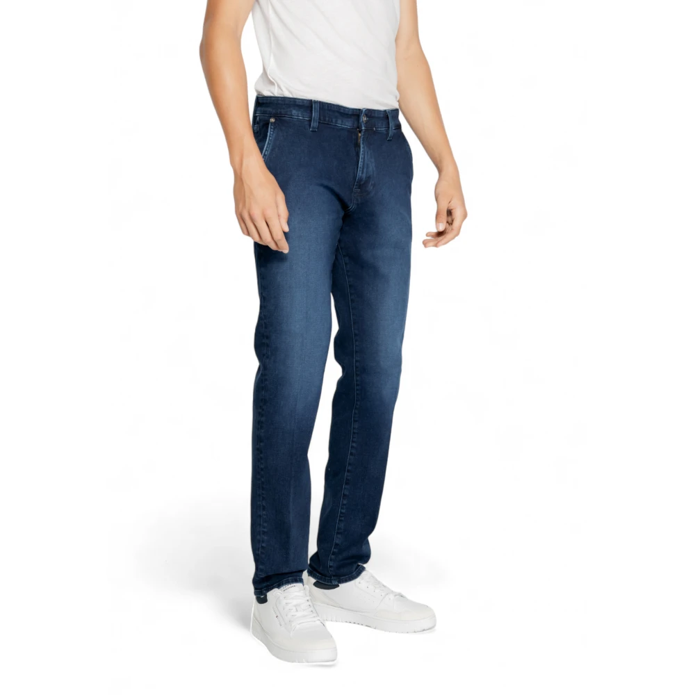 GAS Heren Chino Jeans Herfst Winter Collectie Blue Heren